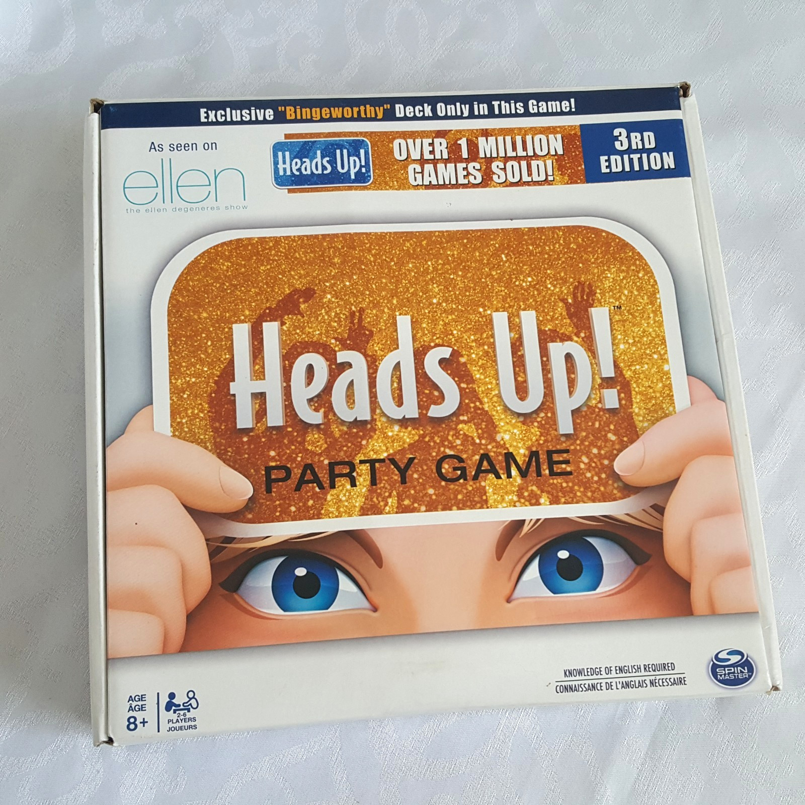Heads Up Party Game 3rd Edition As Seen On Ellen Family Game Age 8+ Spin Master