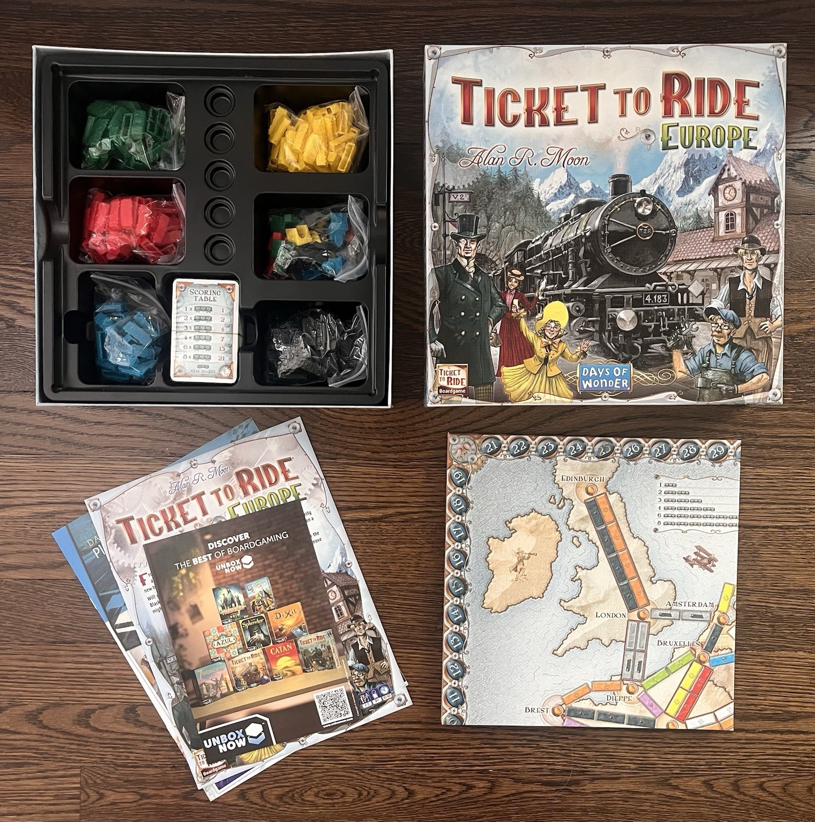 Days of Wonder Ticket to Ride Europe Board Game