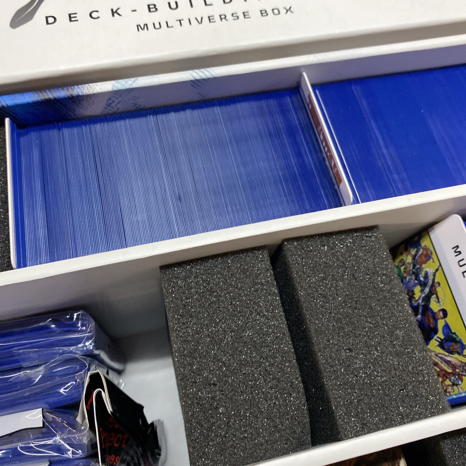 dc deck building game Card Lot With Box Loaded