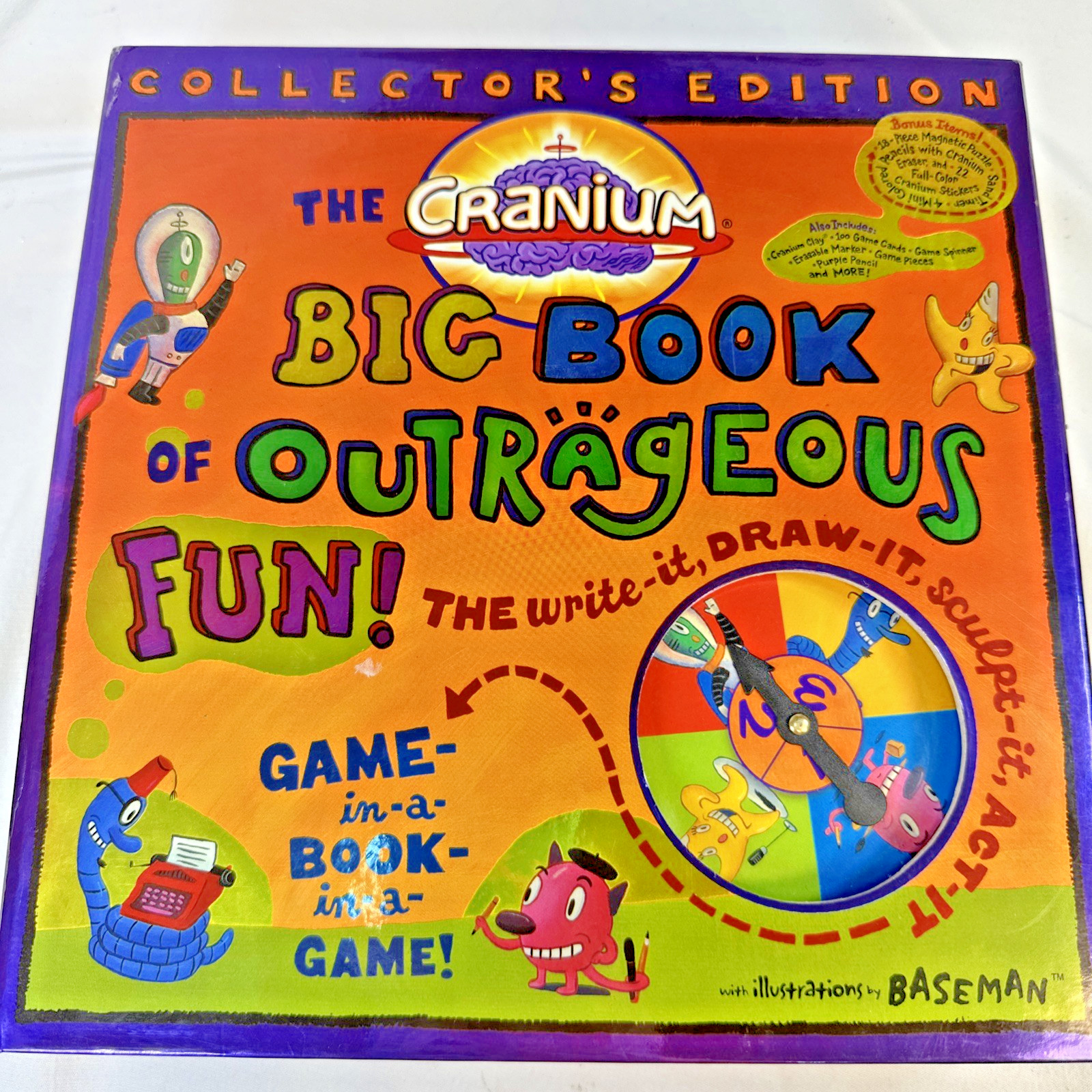 Cranium Big Book of Outrageous Fun Collector’s Edition Baseman Game Activity Bk