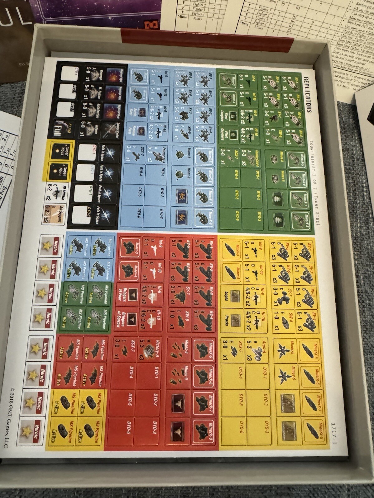 Space Empires: Replicators (open, unpunched) GMT Games GMT1717