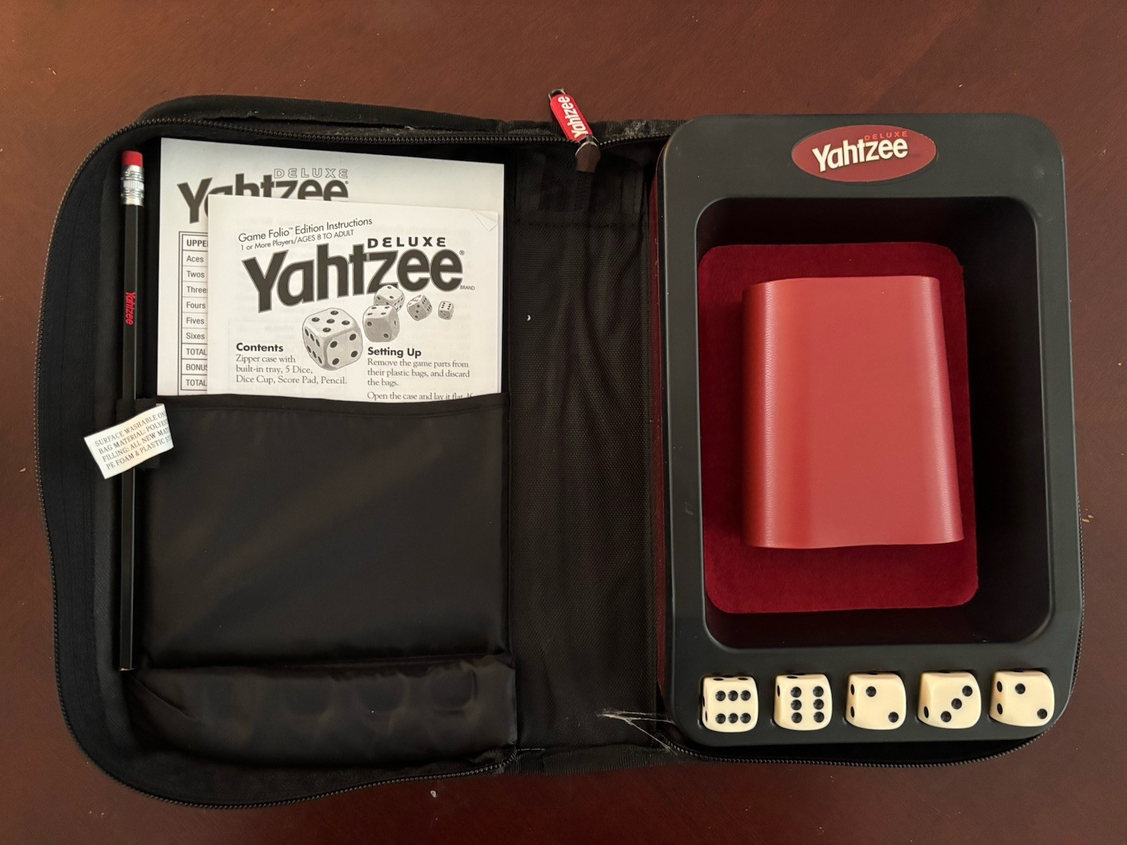 Scrabble & Yahtzee Travel Board Games, 2+ Players, Ages 8+, Fun on the Go!
