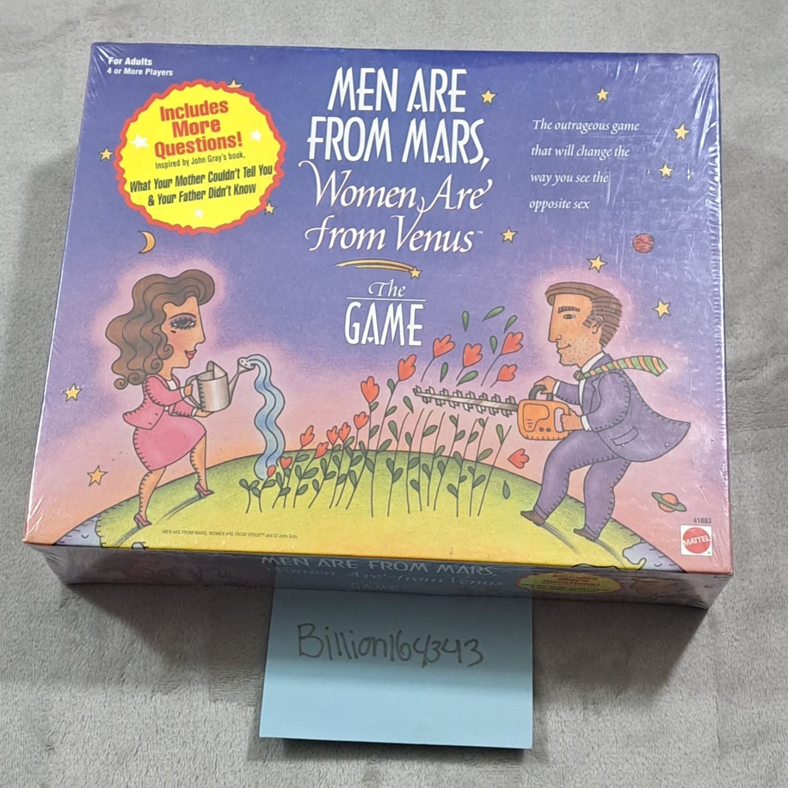 Men Are From Mars, Women Are From Venus The Game by Mattel 1998 FACTORY SEALED