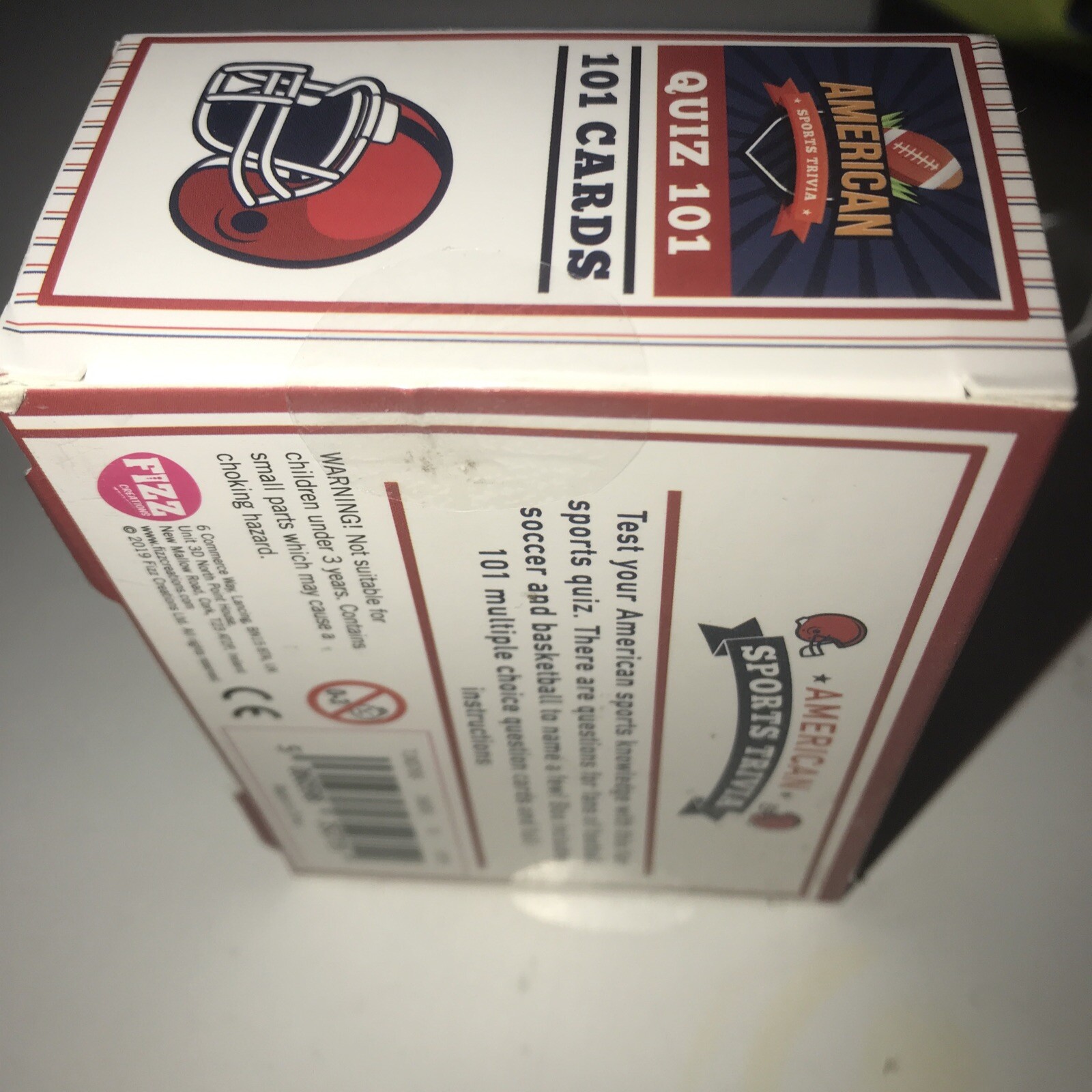 All American Quiz 101 Sports Trivia Question Card Game Party Fun Family Friends
