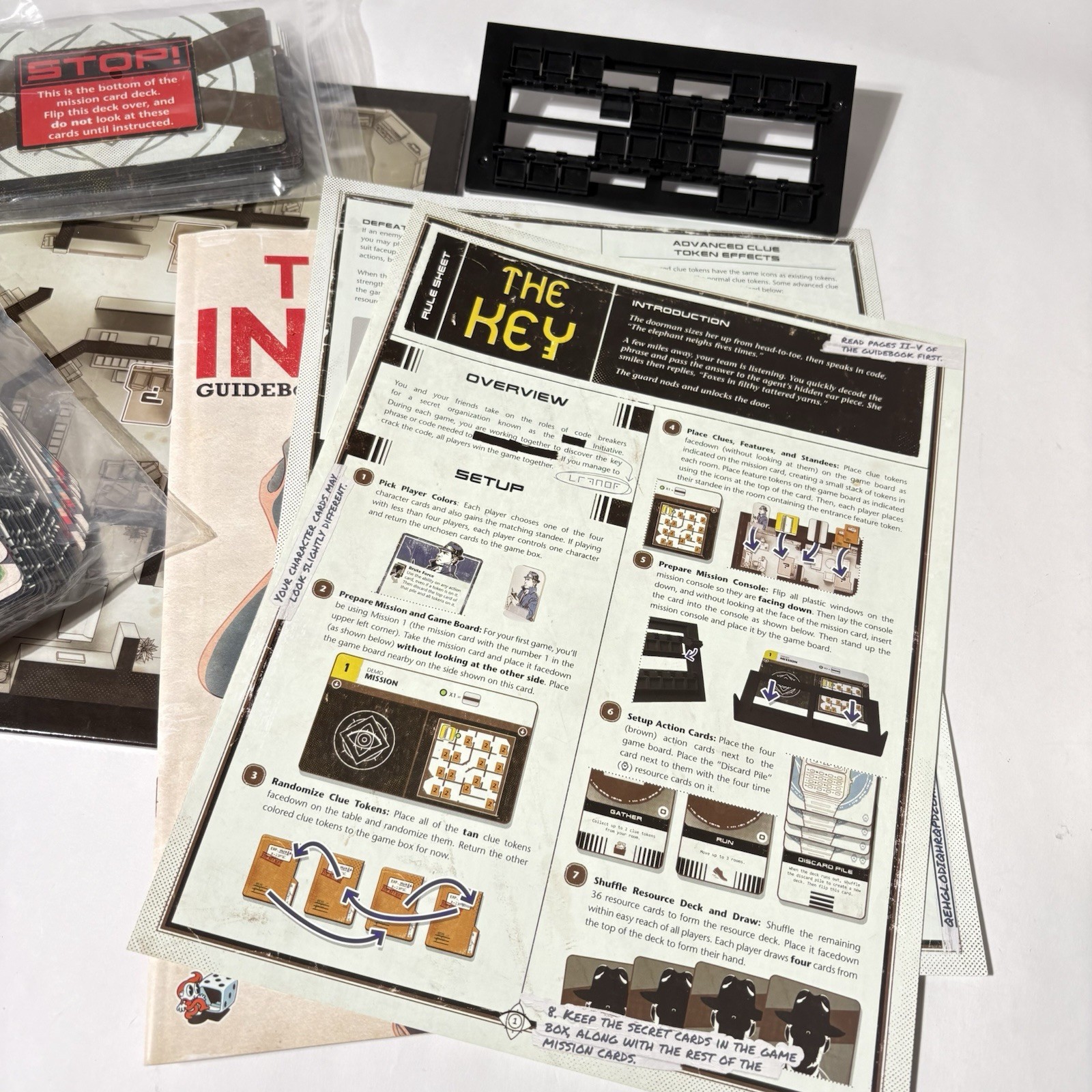 The Initiative Cooperative Game COMPLETE Asmodee Strategy Codebreaking
