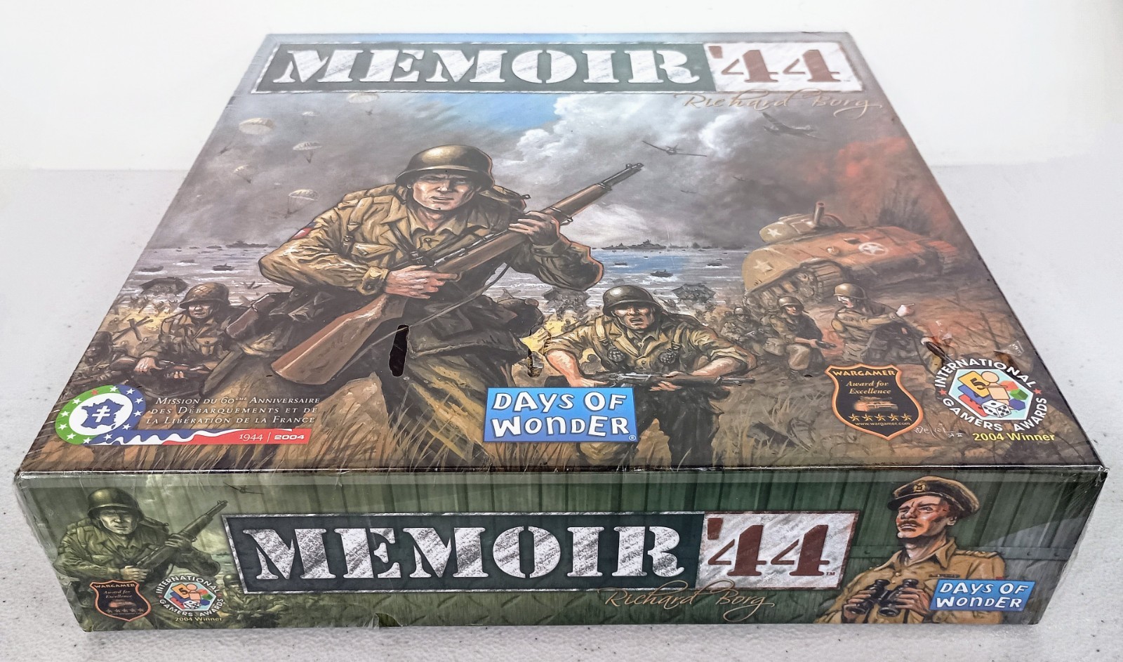 MEMOIR ’44 Days Of Wonder Board Game 60th Anniversary Of D-Day Brand New Sealed