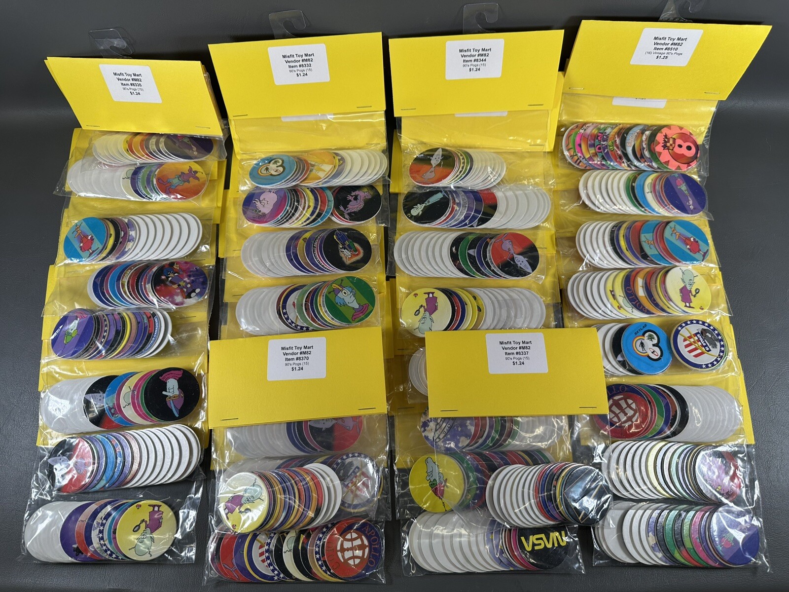 Pogs 90’s Milk Caps Random Pack of 15 Pogs Space