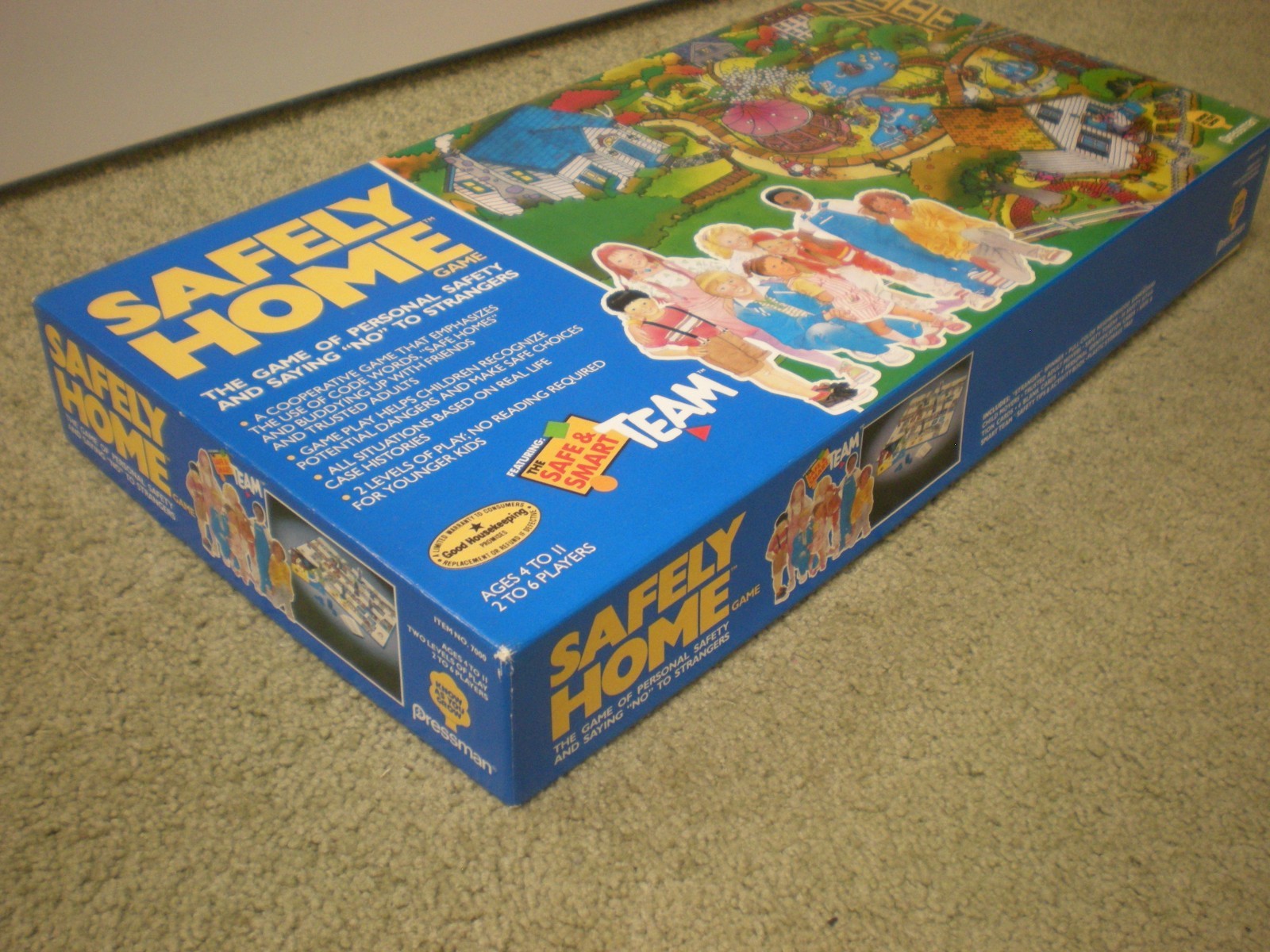 Safely Home Vintage 1975 Pressman Board Game of Personal Safety Canada