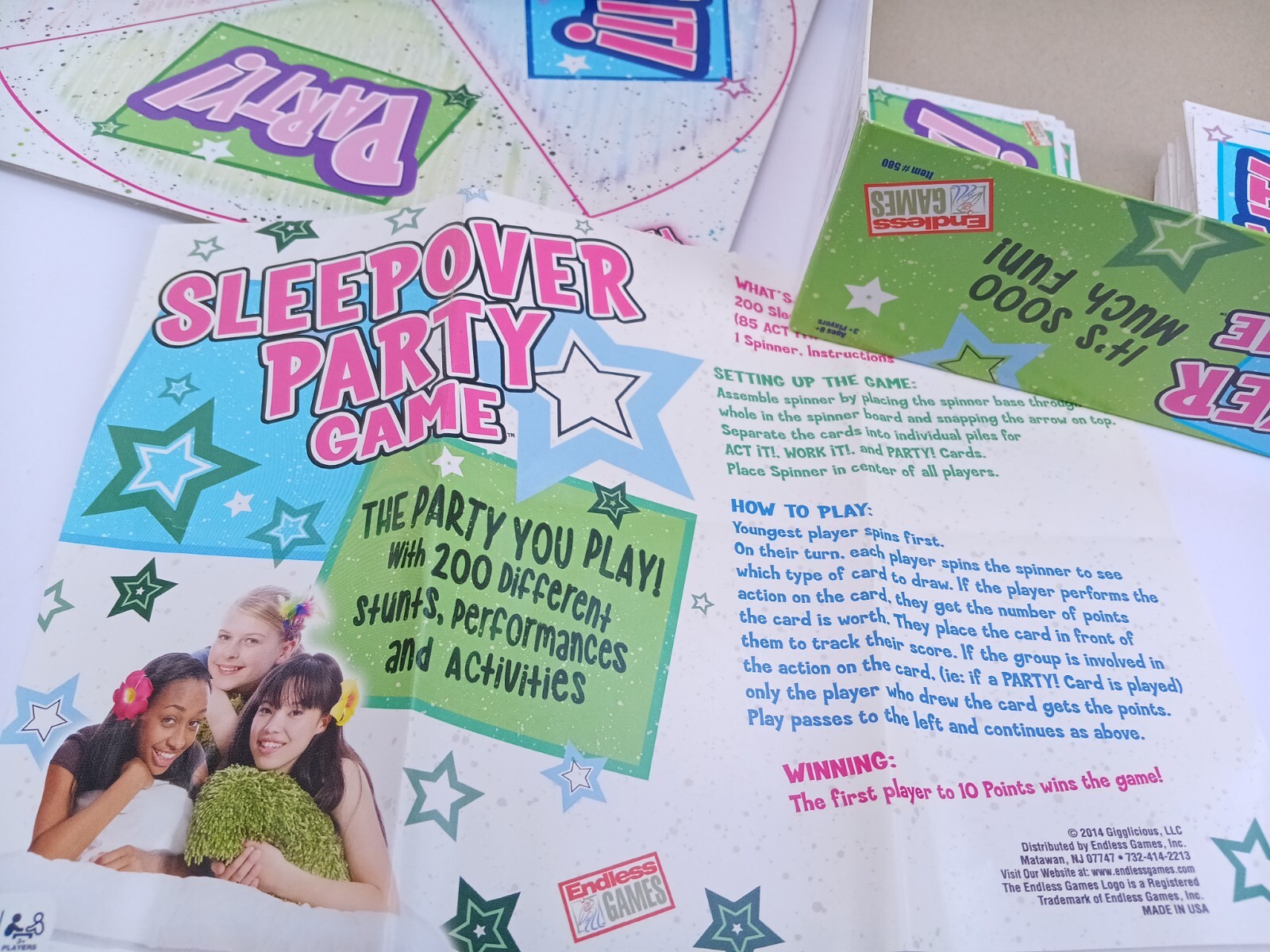 The Sleepover Party Game Endless Games 200 Activities Slumber Party Complete
