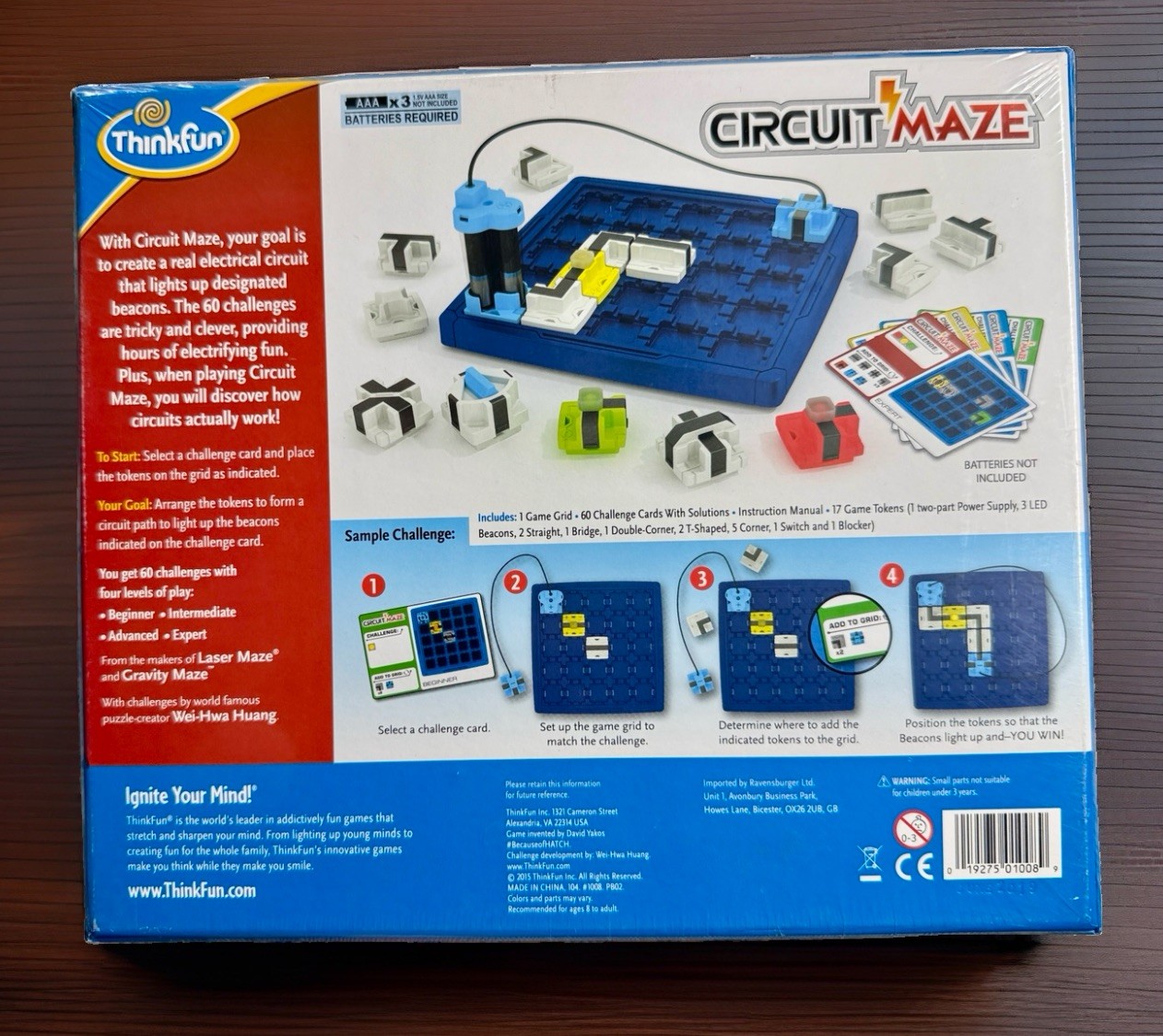 ThinkFun Circuit Maze Electric Current Logic Game – Brand New & Factory Sealed