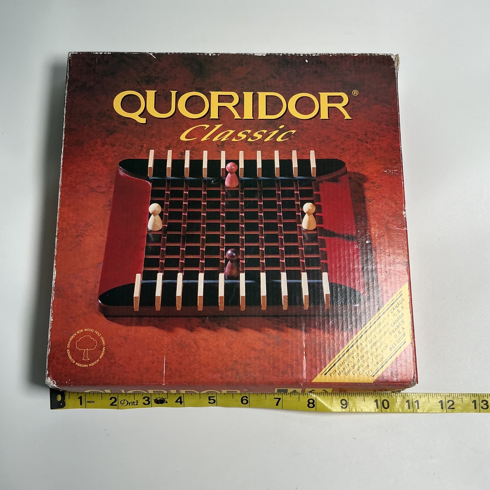 Gigamic Quoridor Classic Wooden Abstract Strategy Board Game 1997 Mensa Select