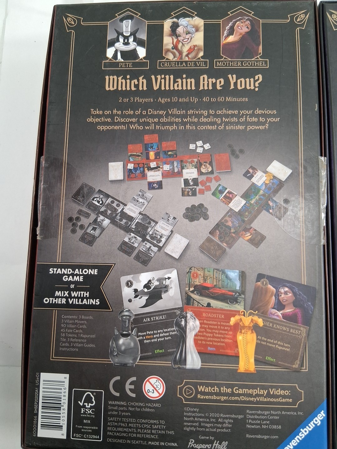 2 Disney Villainous Board Games Pretty Wicked & Wicked To The Core Read Descript