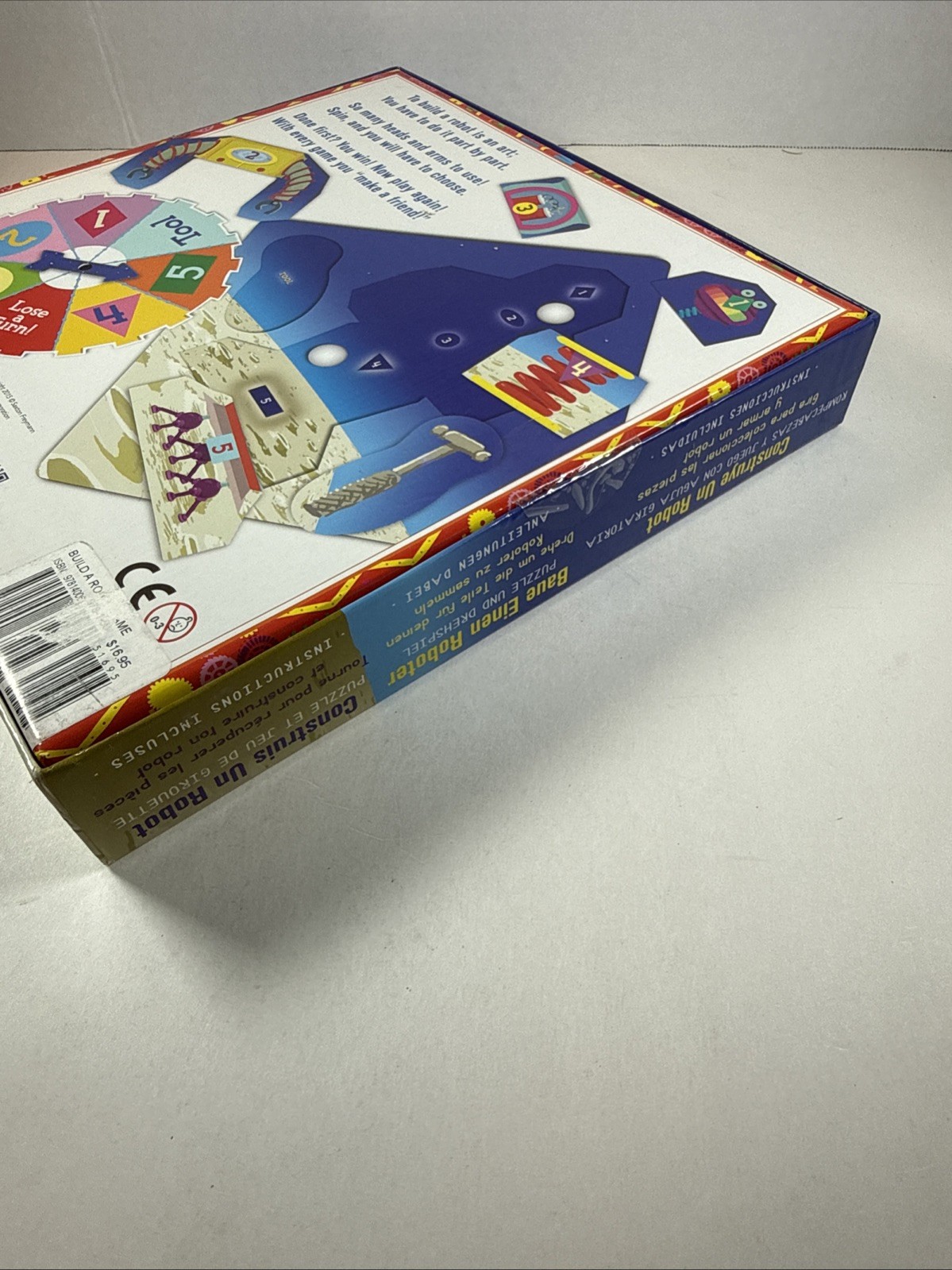 Eeboo Build a Robot Spinner Board Game ~ 2015 ~ New And Sealed ~ 1-4 Players