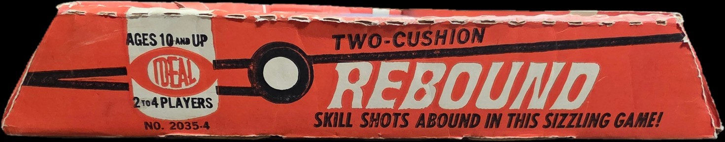 Vintage 1970 Ideal Rebound Two-Cushion Skill & Action Game No 2035-4