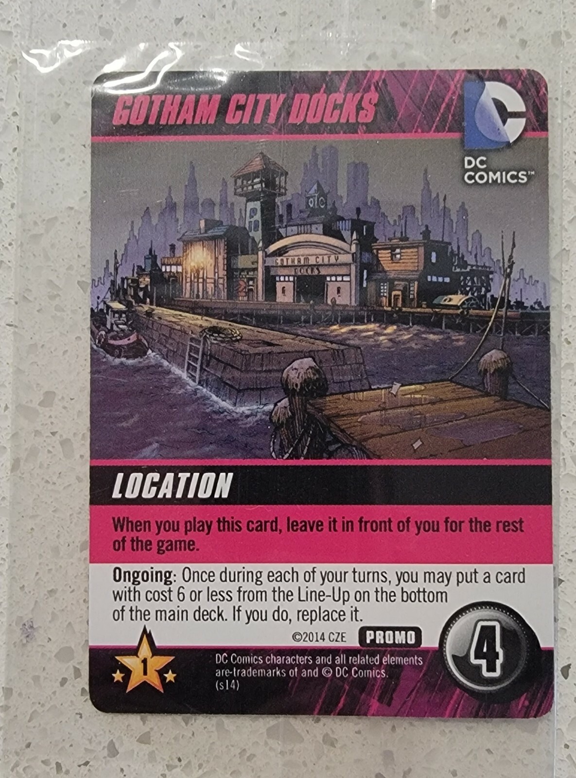 DC Comics Deck-Building Game Promo Card Gotham City Docks