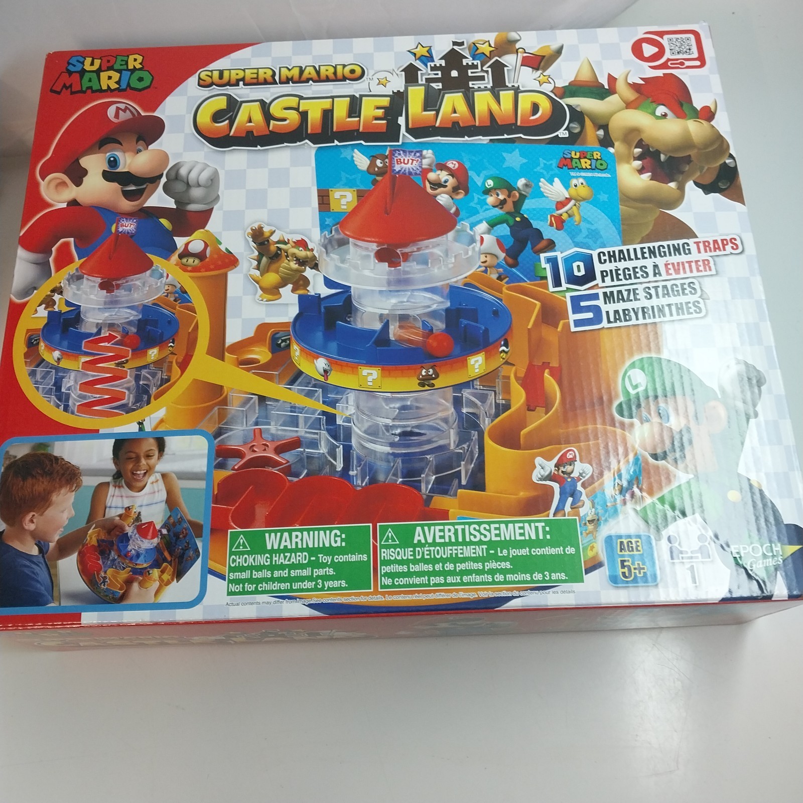 Super Mario Castle Land Maze Game NEW in Box Epoch Everlasting Play 7486…