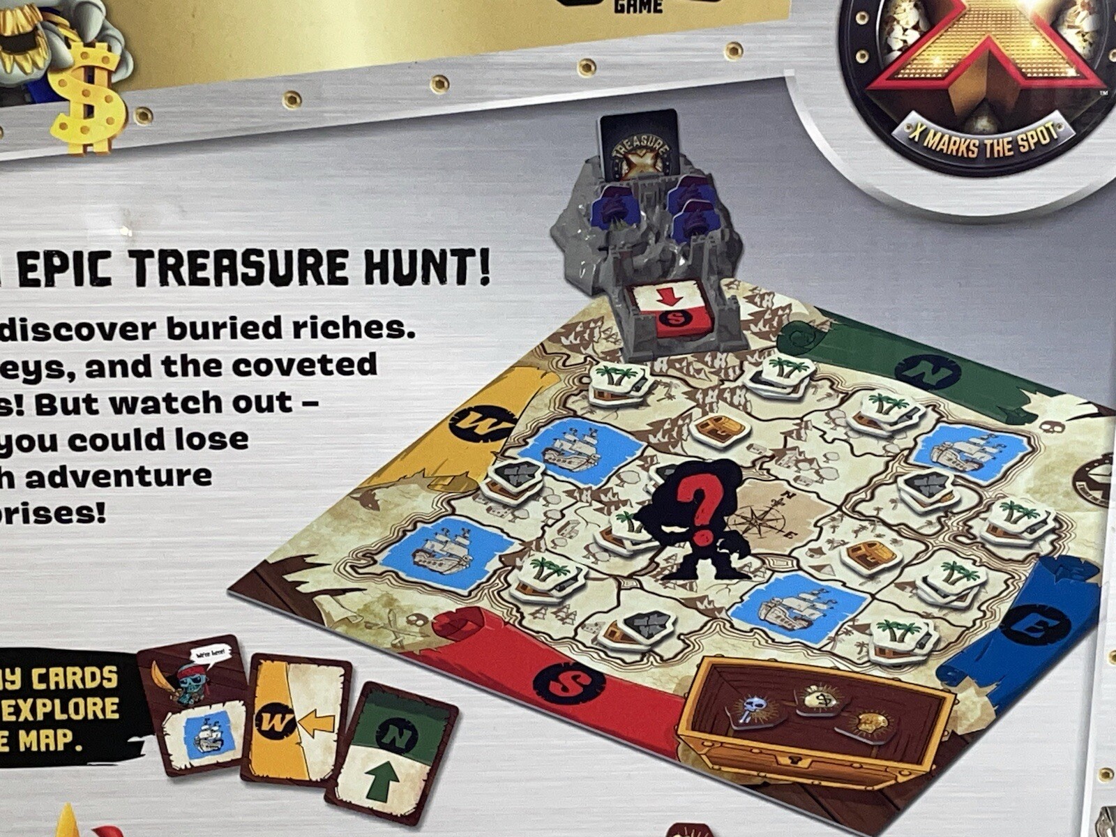 Quest for Gold Board Game Treasure X Marks the Spot Wonder Forge