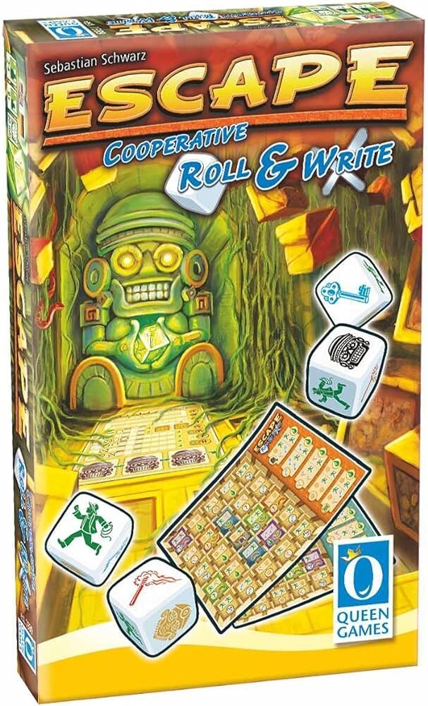 ESCAPE Cooperative: Roll & and Write Game NEW SEALED!