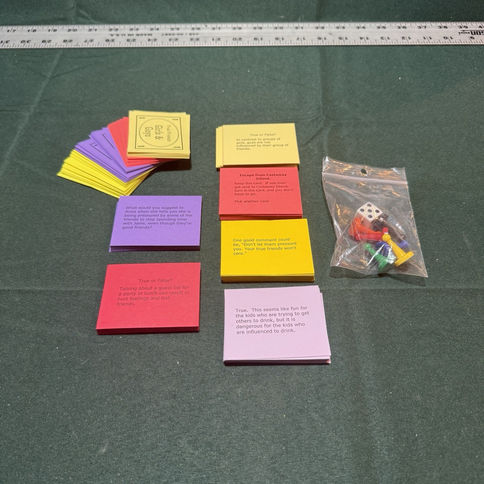 Rare 2005 True Friends Board Game by Franklin Learning Systems Counseling