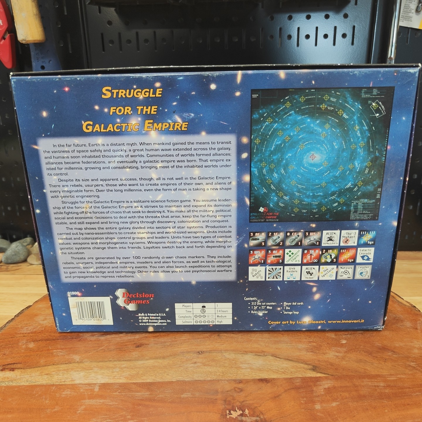 Decision Games Wargame Struggle for the Galactic Empire (1st Ed) 2009 Complete
