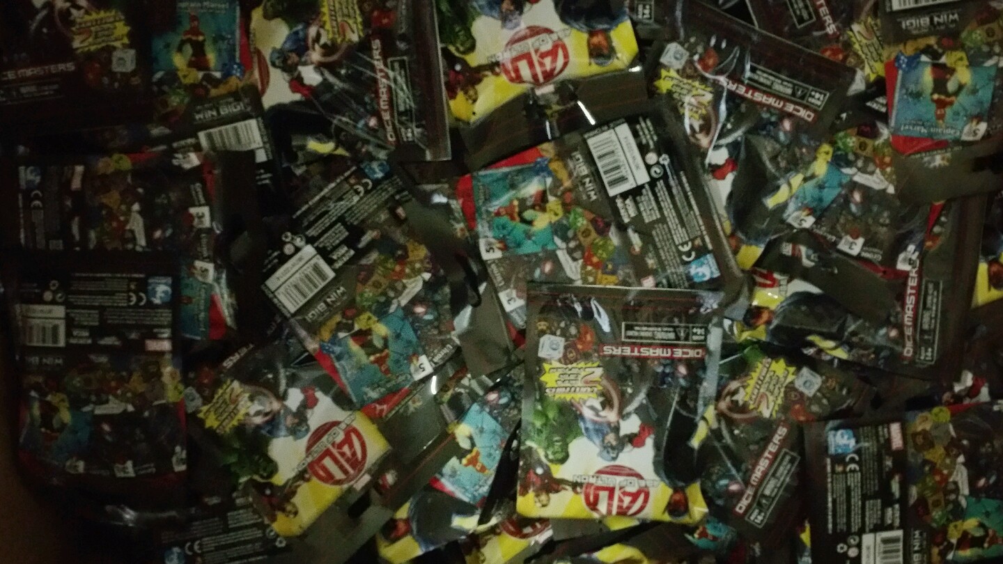 Marvel Age Of Ultron Dice Masters Gravity Feed Case Box Lot 90 ct packs L@@K