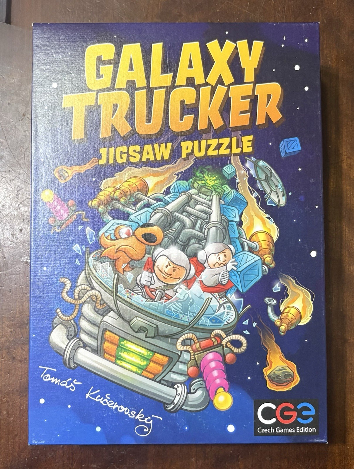 Galaxy Trucker Board Game Czech Games Edition CGE Promotion RARE HTF