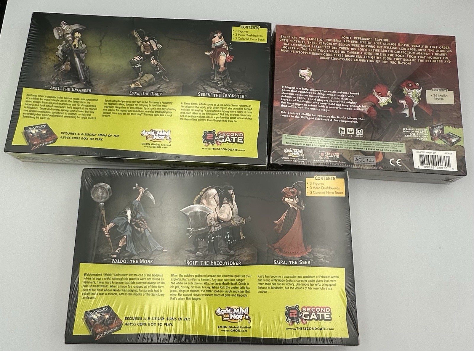 B-SIEGED Expansion Lot! Darkness & Fury, Heroe’s #1 and #2, Mulfin Set!