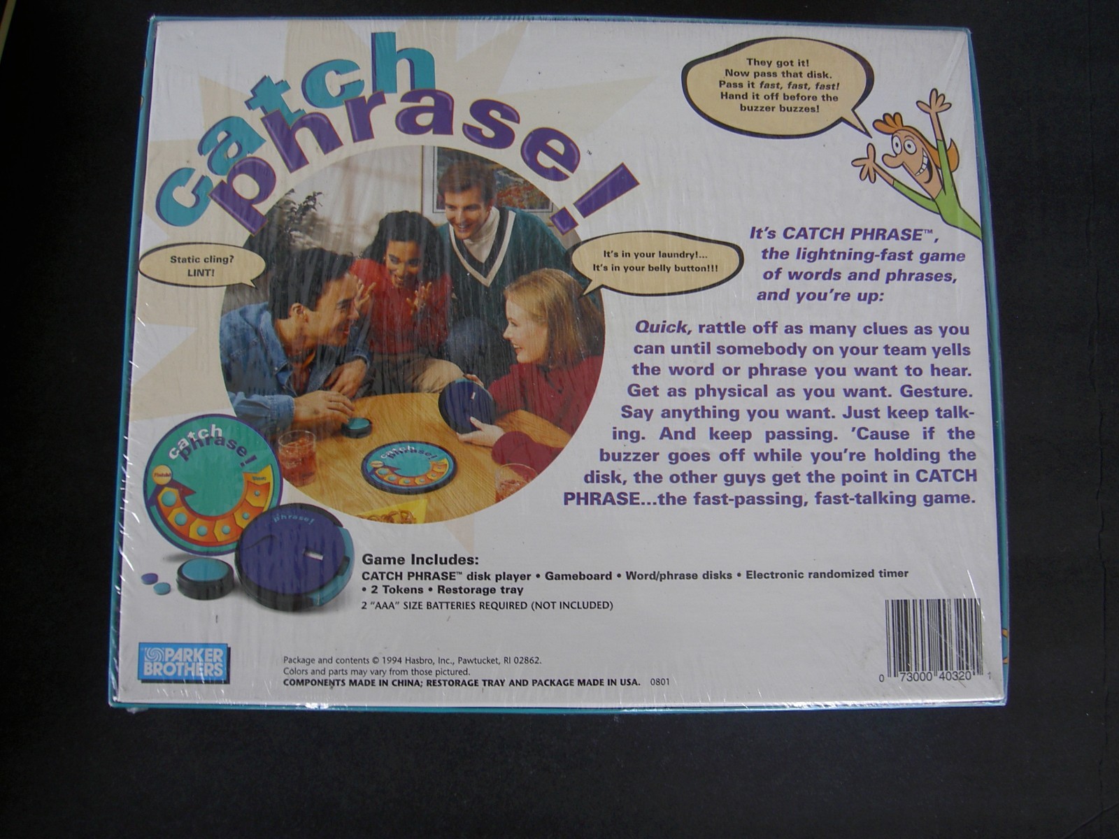 CATCH PHRASE FAST PASSING FAST TALKING BOARD GAME 1994 SEALED PARKER BROS NIB