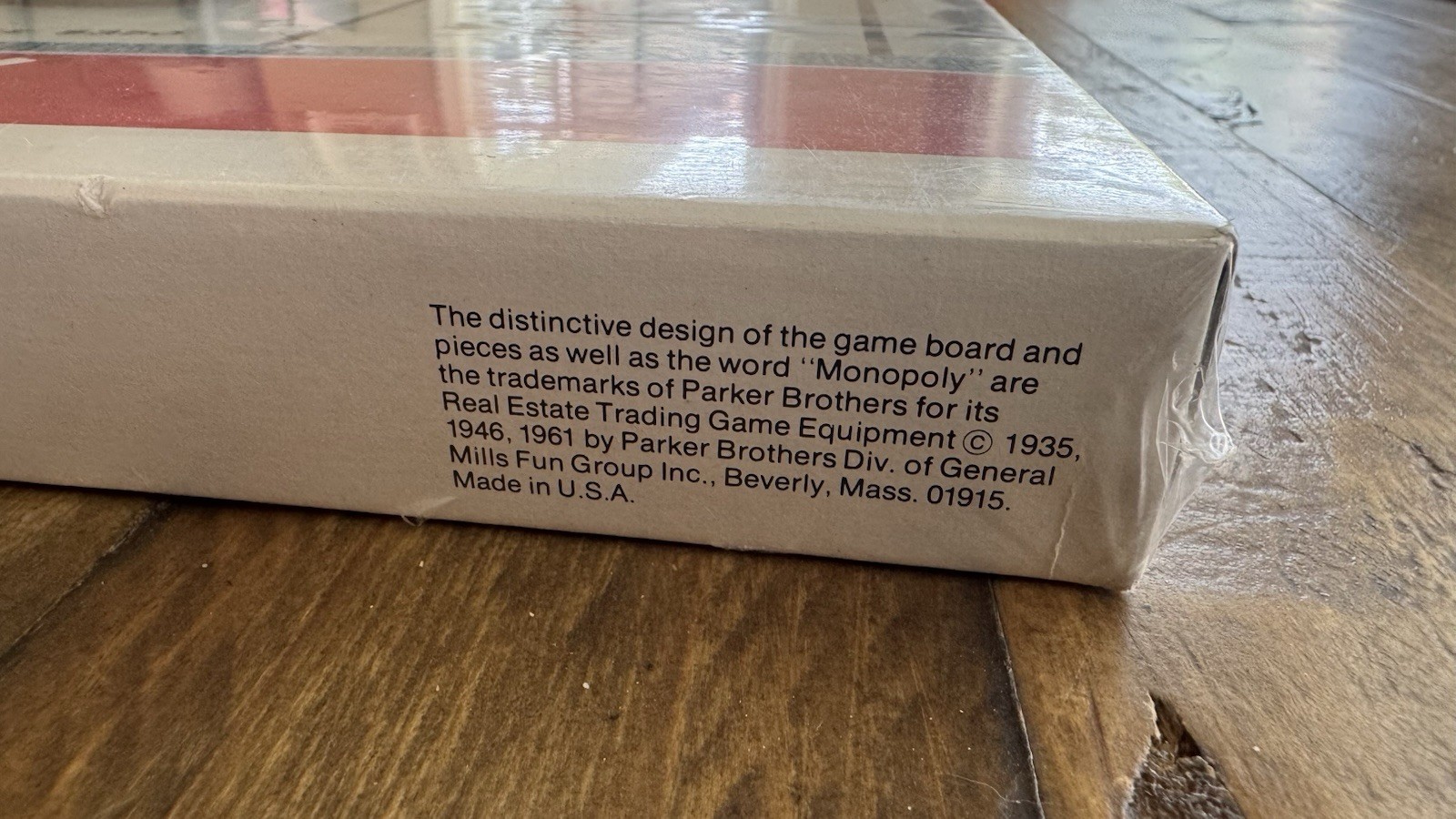 1975 Monopoly No. 9 Parker Brothers White Long Box Factory Sealed Vintage