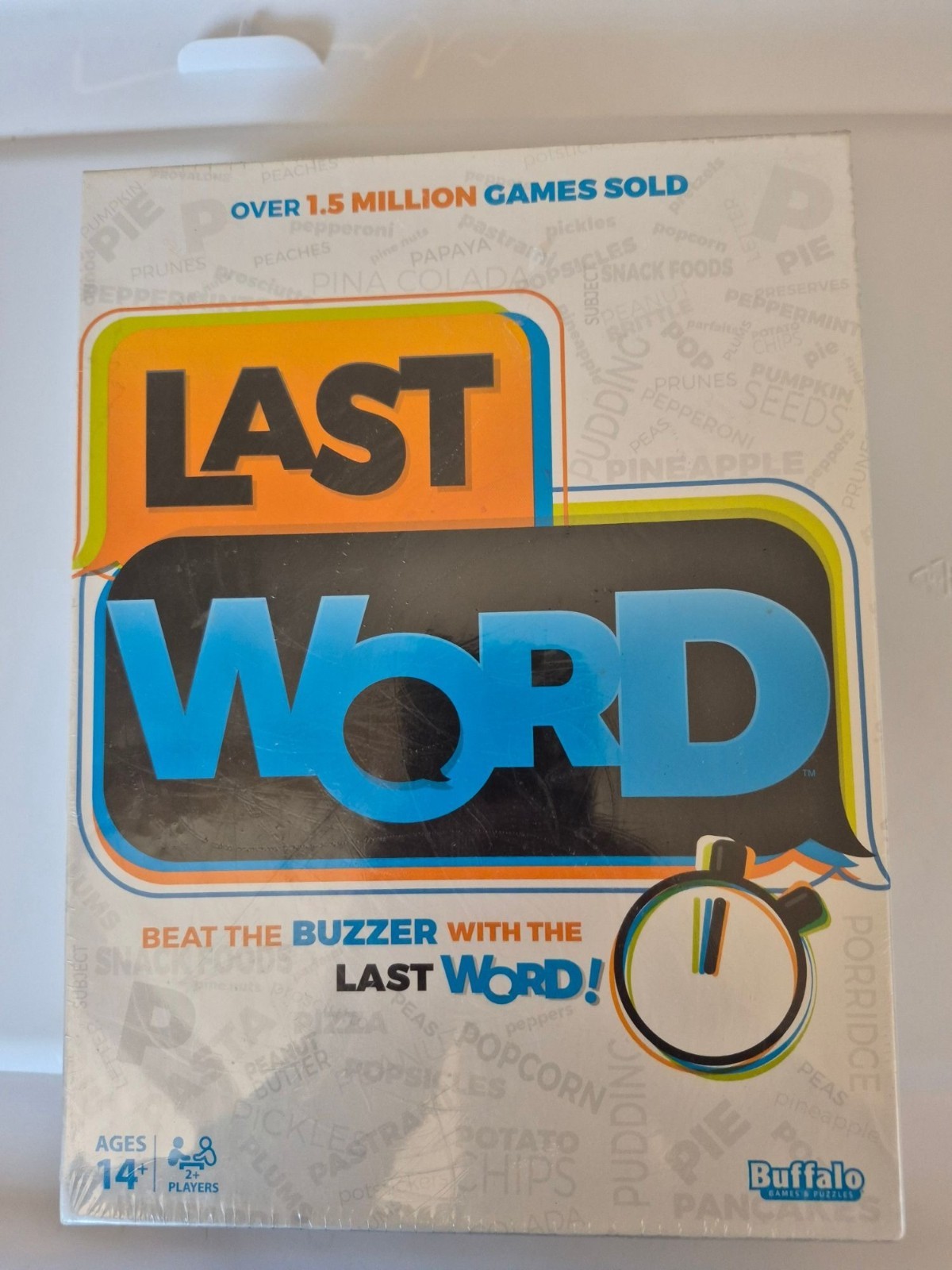 Condition New Buffalow Last Word party Game 14years+fastpaced buzzer board game