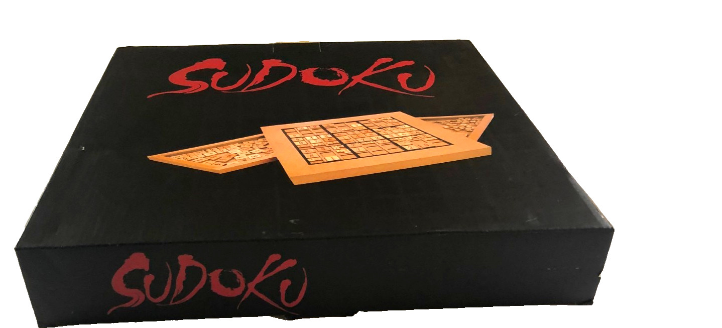 SUDOKU Wooden Game Board and Pieces – Wood Expressions, Inc. LN