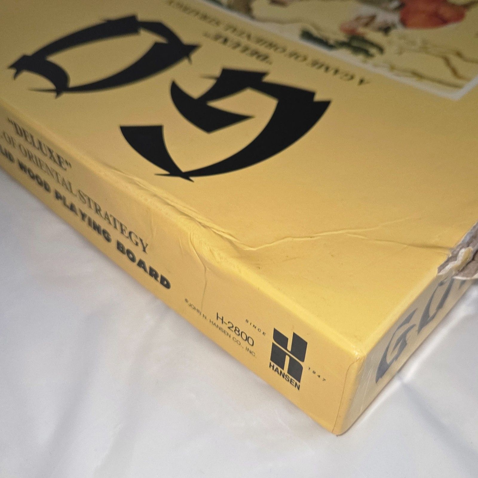 1982 John N. Hansen Go Deluxe Board Game Solid Wood Complete Vintage Set