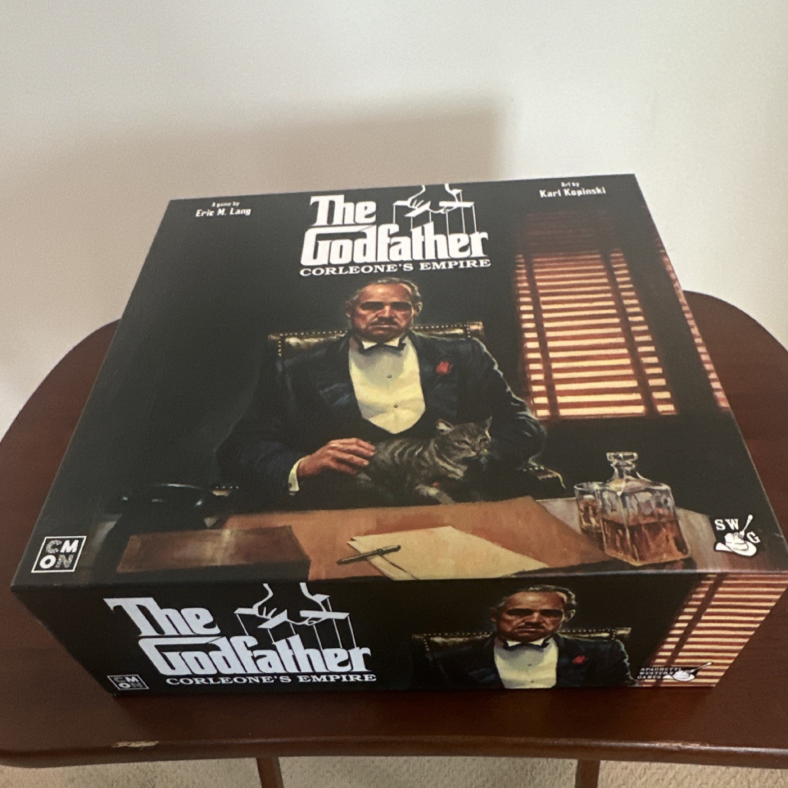 CMON The Godfather Corleone’s Empire Board Game, Ages 14+, 2+ Players, Miniatur…