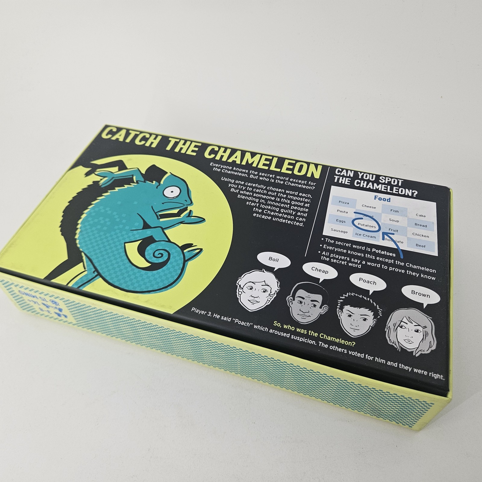 The Chameleon Big Potato Games Social Deduction Party Game 3-8 Players 14+