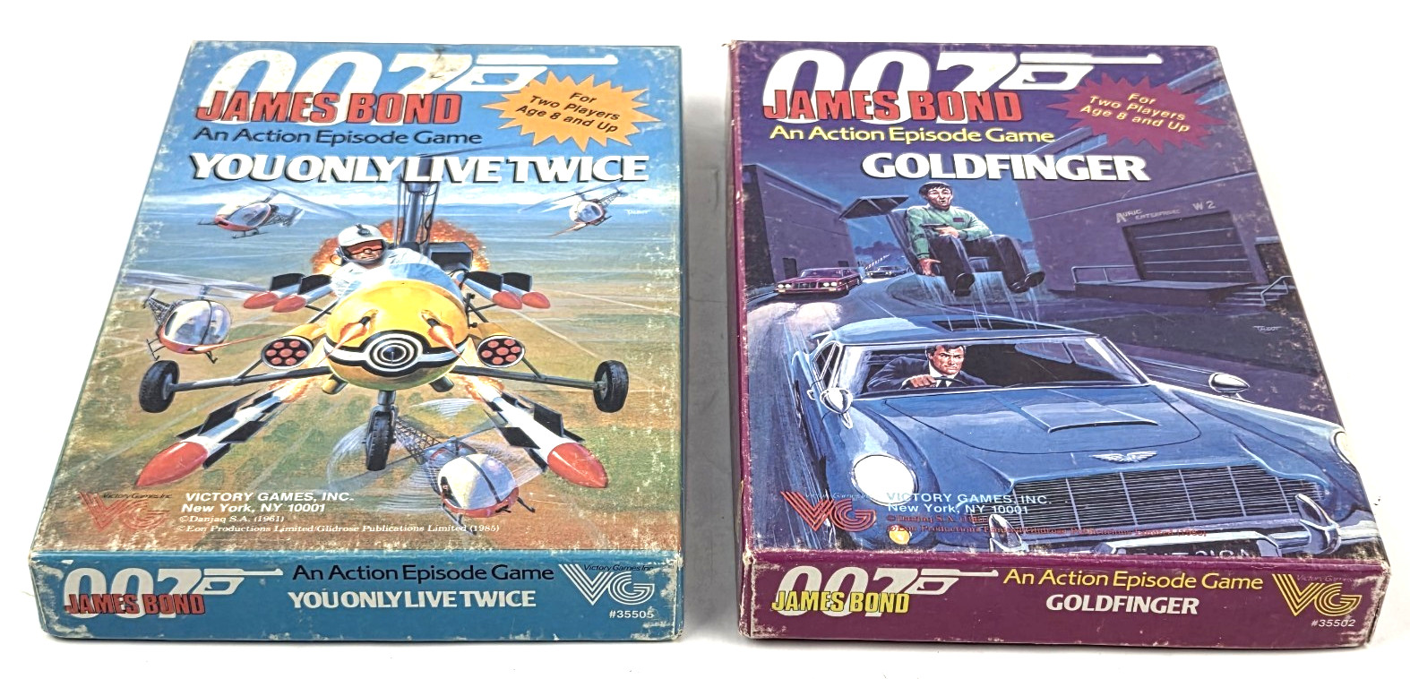James Bond 007 Goldfinger & You Only Live Twice Action Episode Victory Box Lot 2