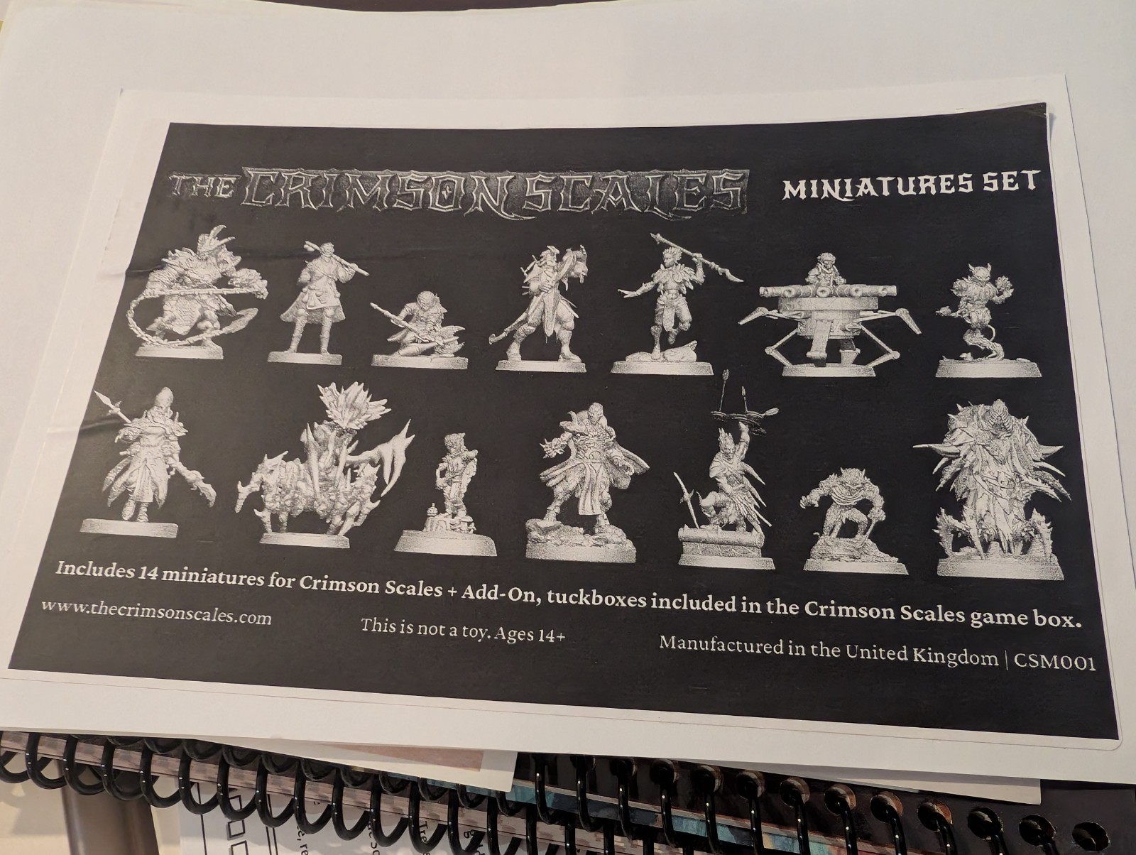 Crimson Scales 1st Printing +Trail of Ashes + ALL Minis RARE Gloomhaven