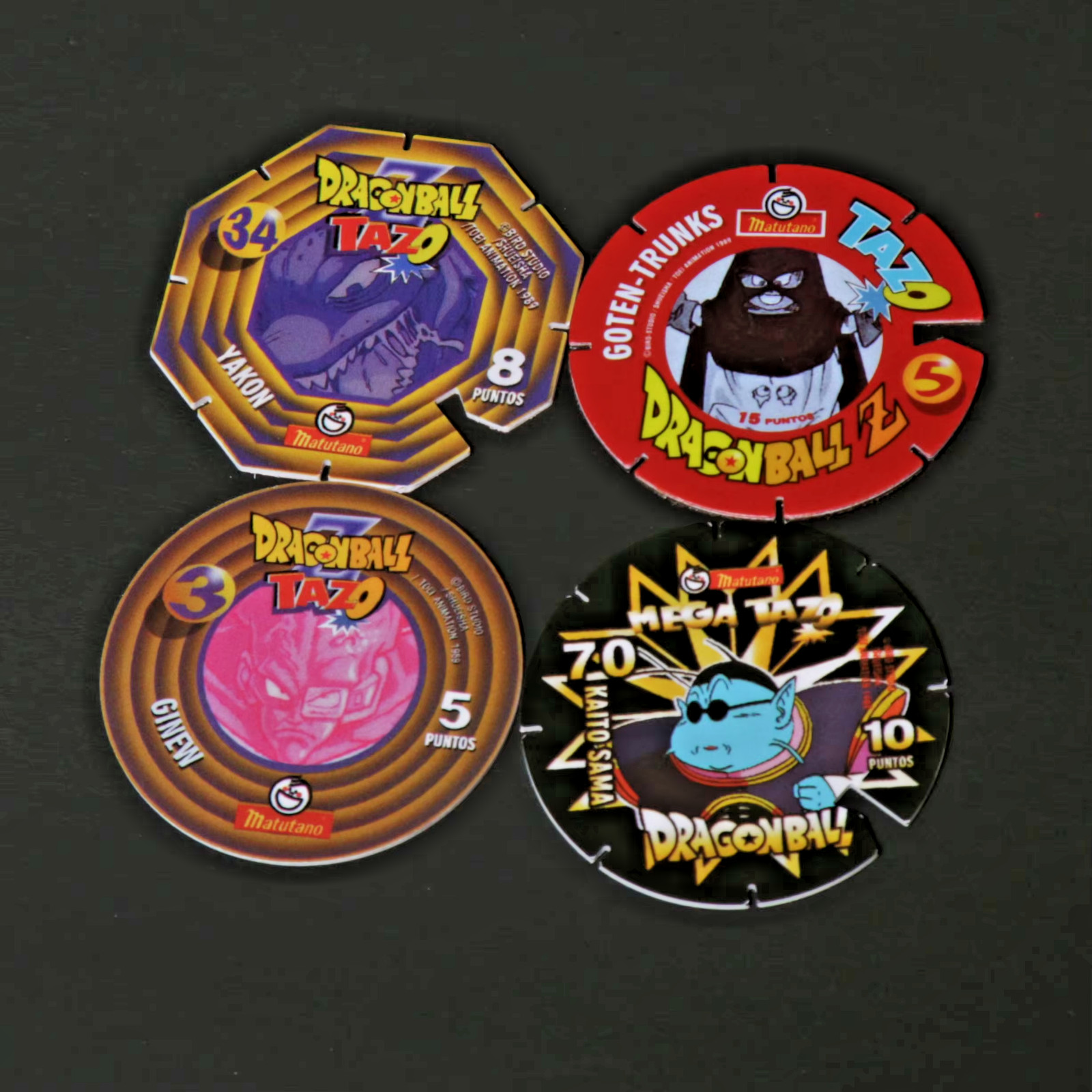 Dragon Ball Z Tazos 100/100 Complete Set