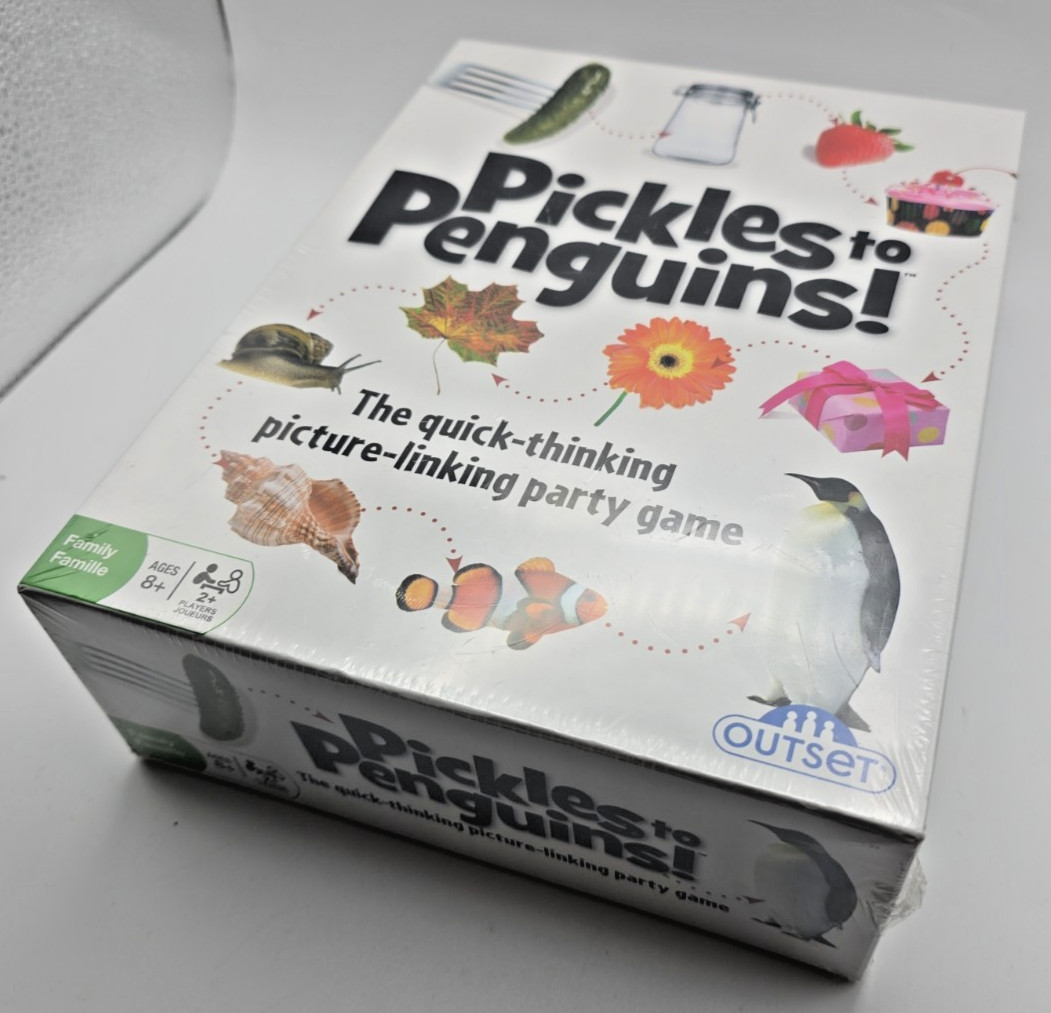 Pickles To Penguins Board Game Quick Thinking Picture Link Family Party