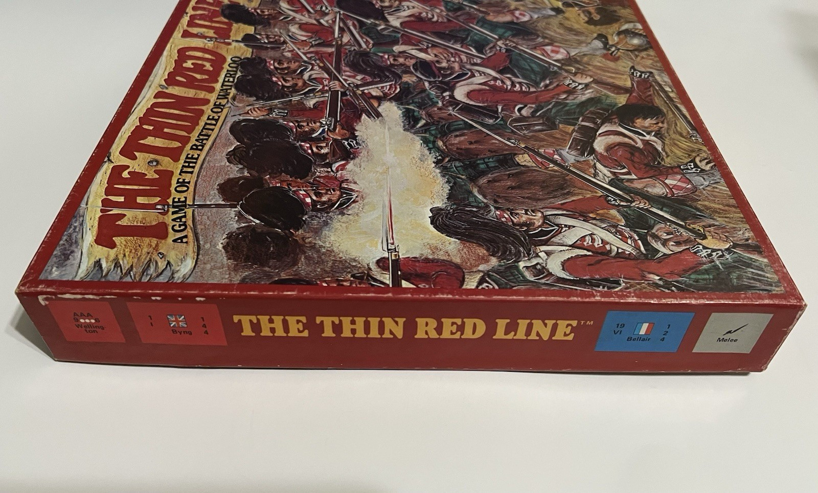 THIN RED LINE Napoleon Battle of Waterloo. Yaquinto. NEW UNPUNCHED!