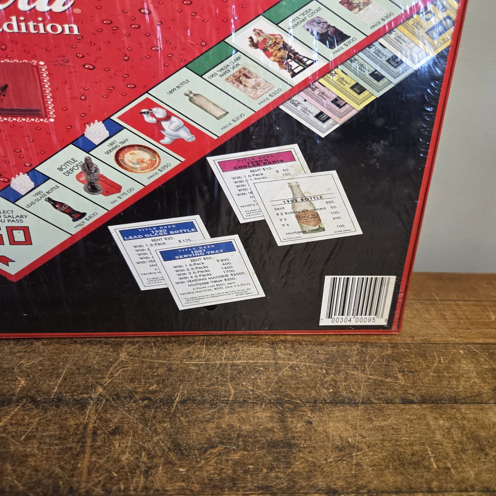 Coca-Cola Coke Monopoly Collector’s Edition Board Game 1999 USAopoly New Sealed