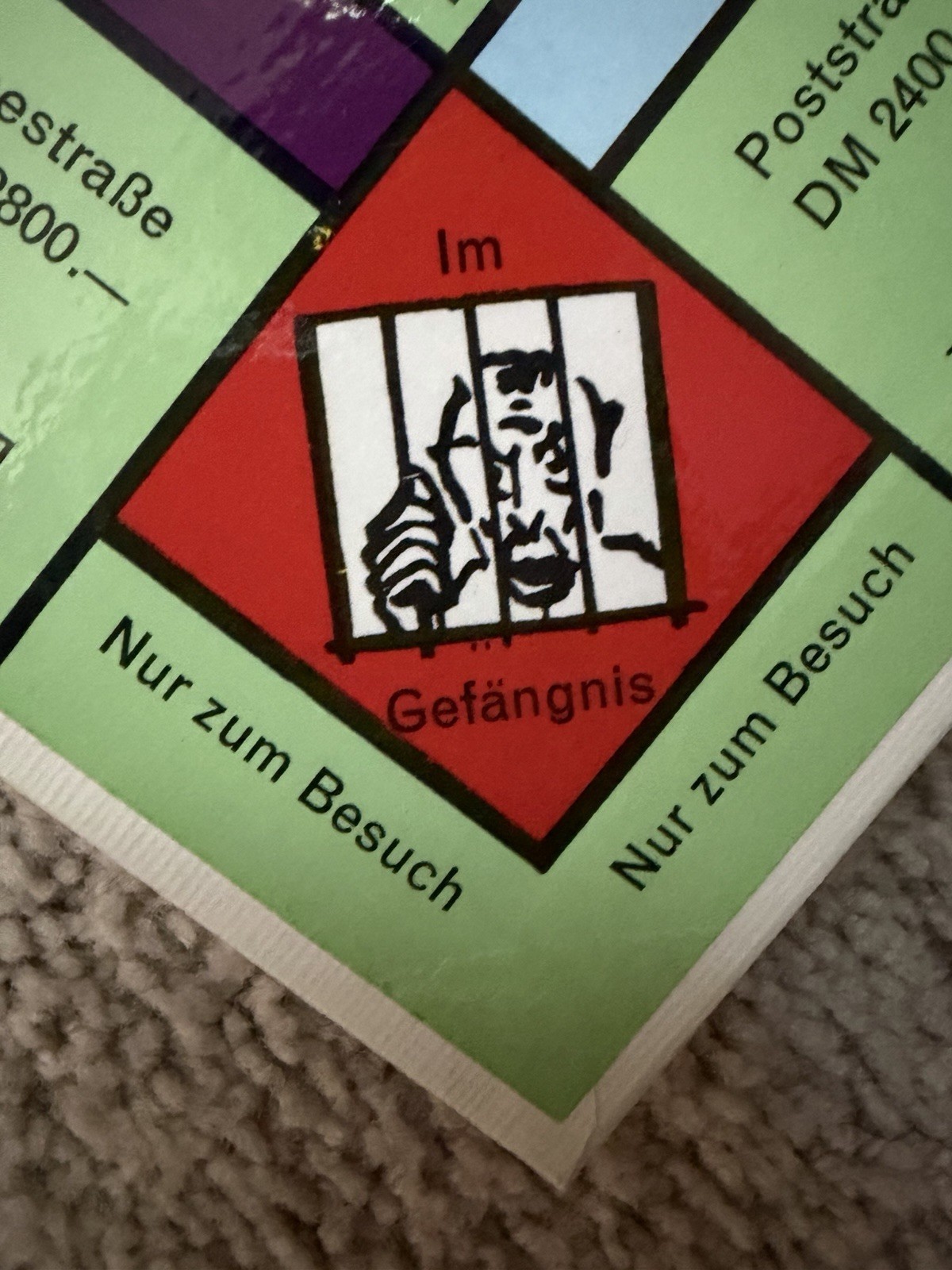 German Monopoly Game Vintage 1973 Carrying Case