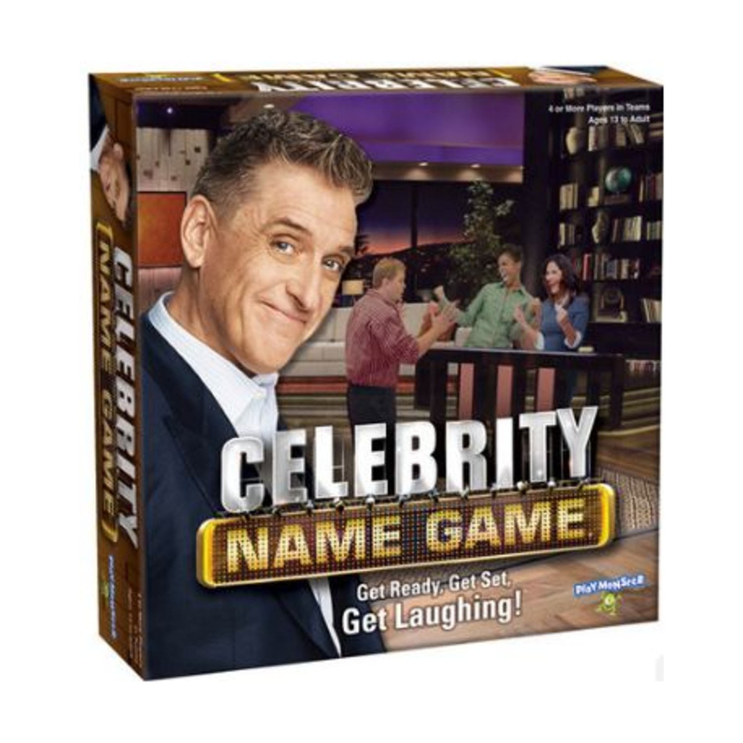 PlayMonster Board Game Celebrity Name Game Box VG/NM