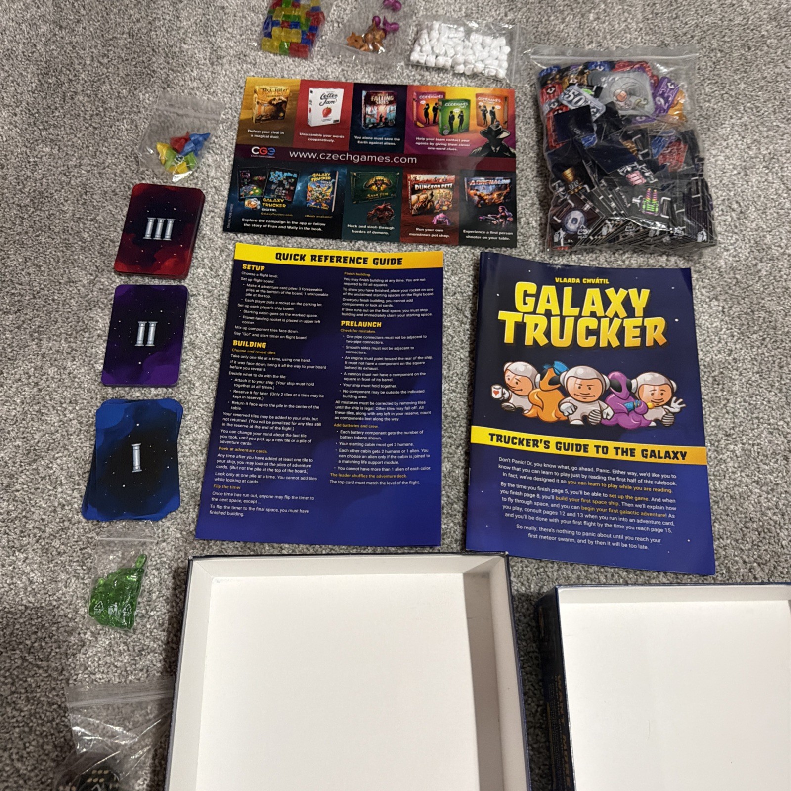 Galaxy Trucker Board Game Anniversary Edition by Vlaada Chvatil, Czech Games