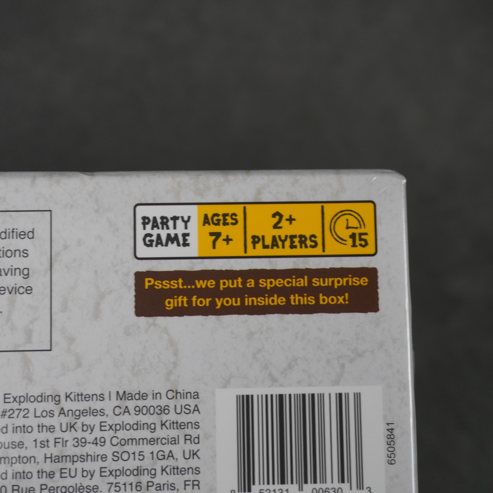 Poetry for Neanderthals Game Exploding Kittens Party Ages 7+ Inflatable Stick Ne