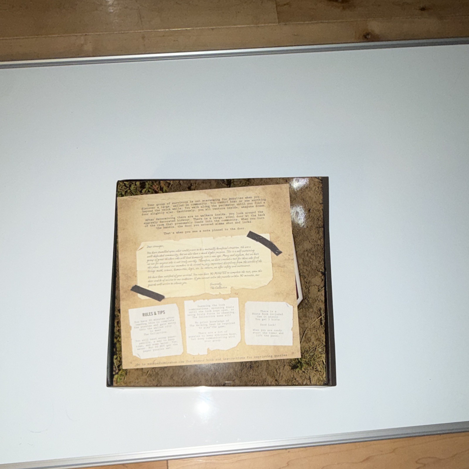 Mattel Escape Room in a Box The Walking Dead AMC 19 escape rm 2+ 13+ GNG62