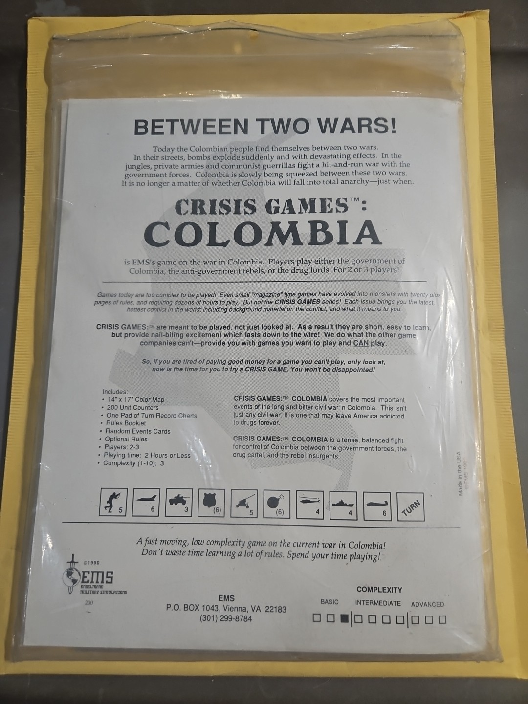 Engelmann Military Wargame Crisis Games – Colombia Bag NM