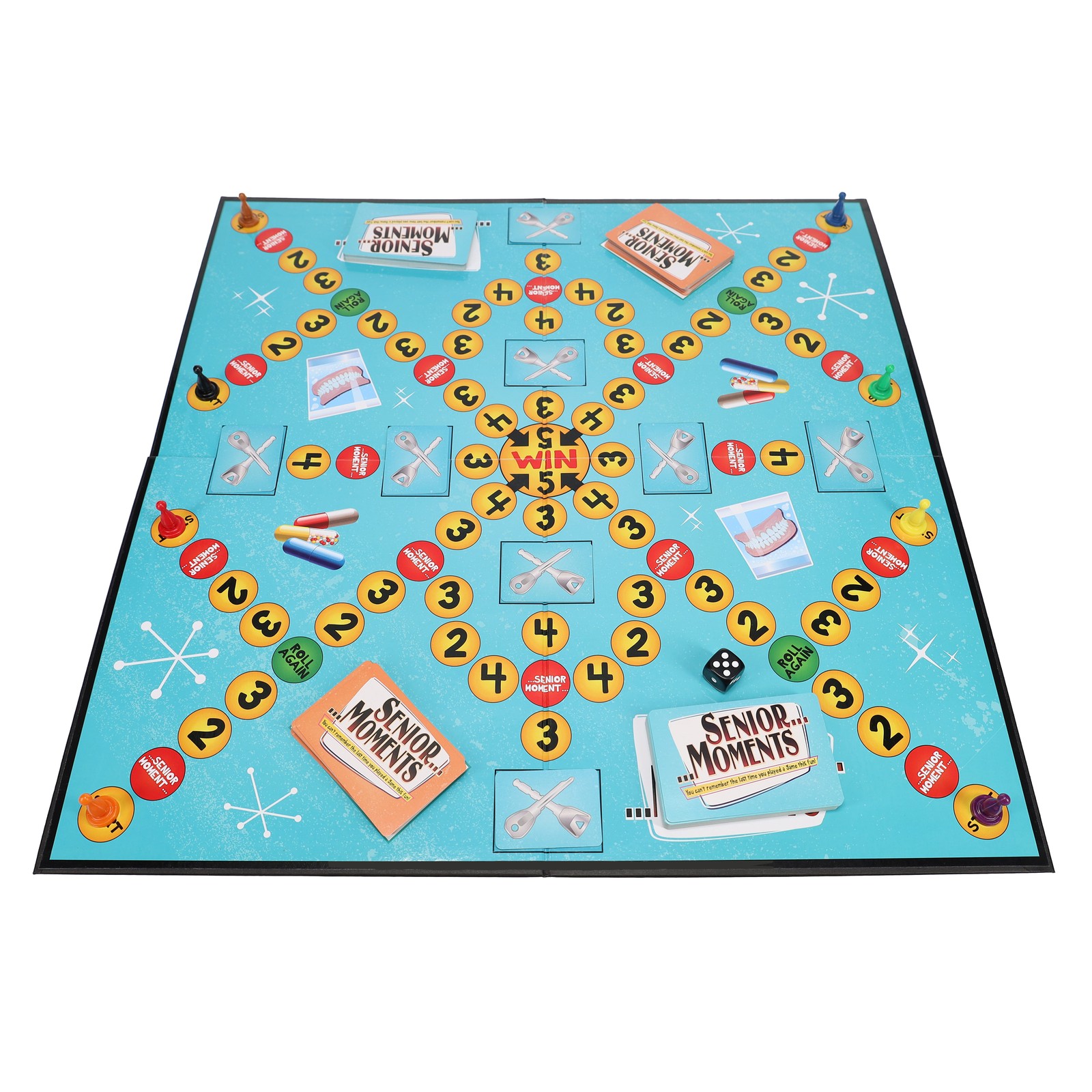 TDC Games Senior Moments Bundle Pack – Board Game and Travel Card Game