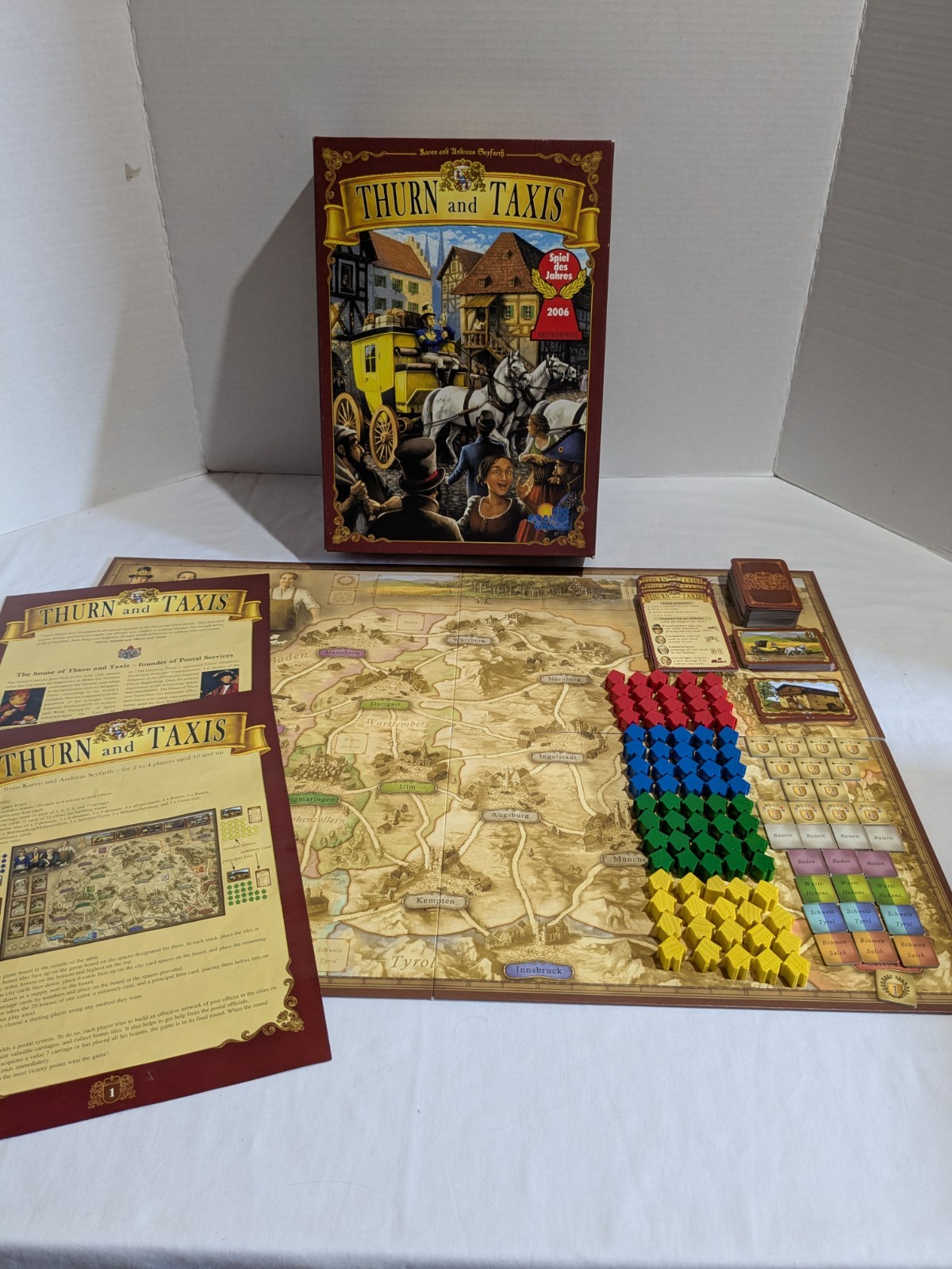Thurn and Taxis Board Game Complete Rio Grande Games 2006