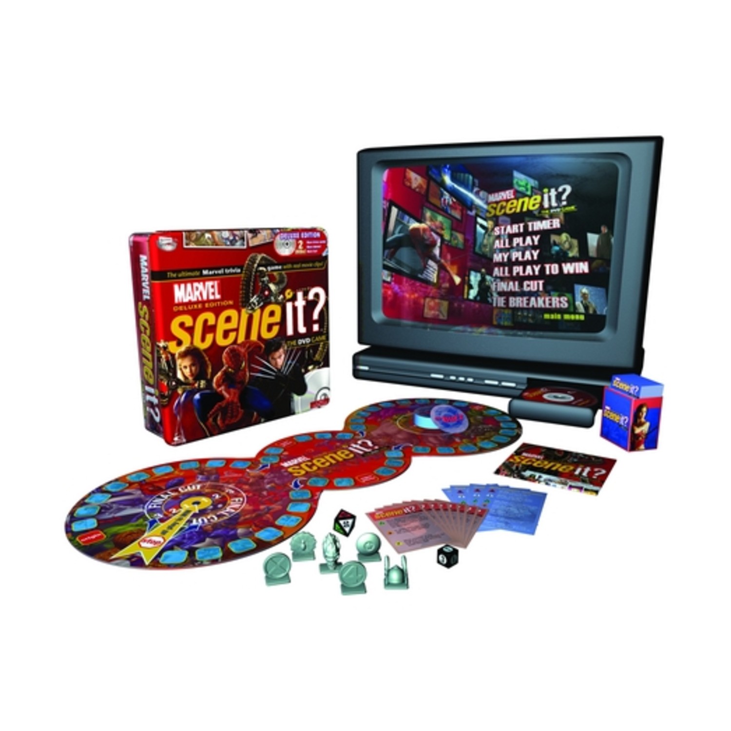 Screenlife Scene It? Scene It? – Marvel (Deluxe Ed) Box EX/NM