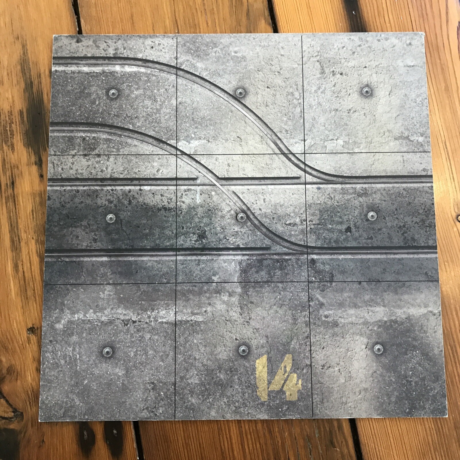 Set Lot 8 Dust Tactics 11” Metal Concrete Landing Strip Games Boards